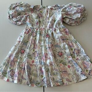 Cinq a Sept Ethel Tiered Floral Mini Dress. Size 8